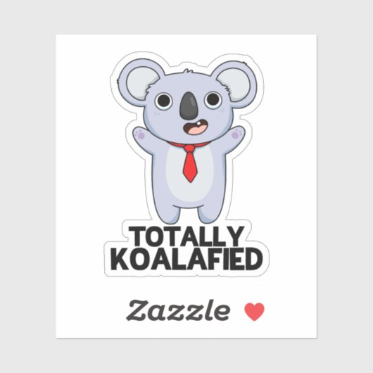 Volledig Koala-Gespecificeerde Funny Koala Beer Pu Sticker (Vel)