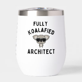 Volledig Koalafied Architect Koala Cartoon Zonnebr