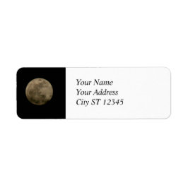 Volledig label Moonadres