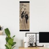 Volledig-lengteportret van een Samurai Warrior c.  Poster (Thuiskantoor)