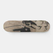 Volledig-lengteportret van een Samurai Warrior c. Skateboard (Horizontaal)