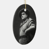 Volledig lichaamsportret van Enrico Caruso Keramisch Ornament (Rechts)
