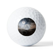 Volledig maan gepersonaliseerd monogram