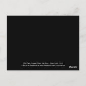 Volledig  Makeup Artist Comp-kaart Briefkaart (Achterkant)