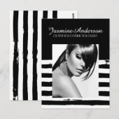 Volledig  Makeup Artist Comp-kaart Briefkaart (Voorkant / Achterkant)