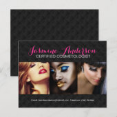 Volledig  Makeup Artist Comp-kaart Briefkaart (Voorkant / Achterkant)