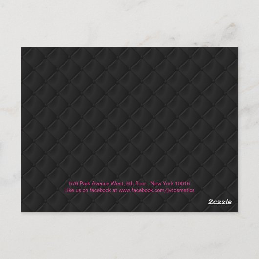 Volledig  Makeup Artist Comp-kaart Briefkaart (Achterkant)