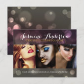 Volledig  Makeup Artist Comp-kaart Briefkaart (Voorkant / Achterkant)