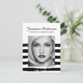 Volledig  Makeup Artist Comp-kaart Briefkaart (Staand voorkant)