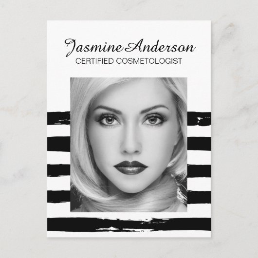 Volledig  Makeup Artist Comp-kaart Briefkaart (Voorkant)