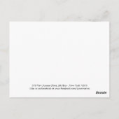 Volledig  Makeup Artist Comp-kaart Briefkaart (Achterkant)