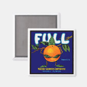 Volledig merklabel voor Sinaasappels Magneet (Voorkant / Achterkant)