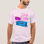 Volledig modulaire, draagbare Retro Slogan Fun T-shirt (Voorkant)