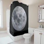 VOLLEDIG MOON - aangepast doucheniveau Douchegordijn (In situ)