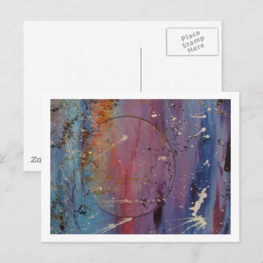 VOLLEDIG MOON BRIEFKAART (Voorkant / Achterkant)