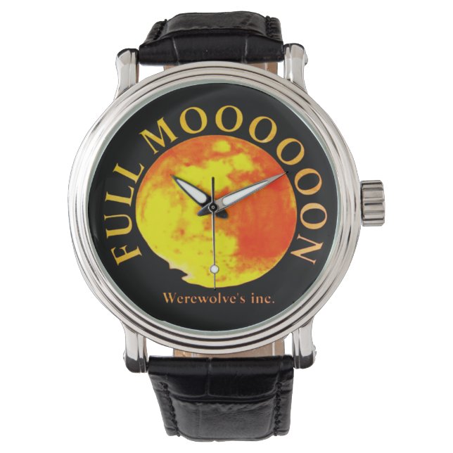 VOLLEDIG MOON HORLOGE (Voorkant)
