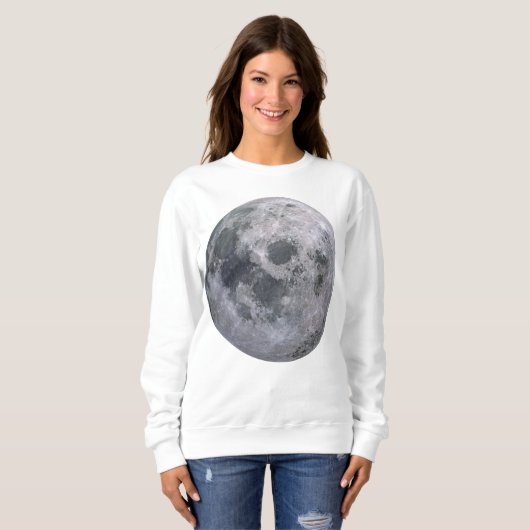 VOLLEDIG MOON Women's Sweatshirt (Voorkant volledig)