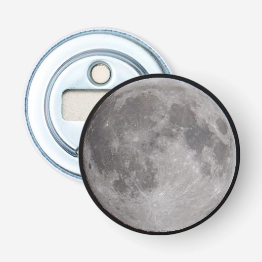 Volledig motorastronomiethema button flesopener (Voorkant)