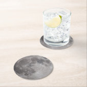 Volledig motorastronomiethema ronde kartonnen onderzetter (Insitu)