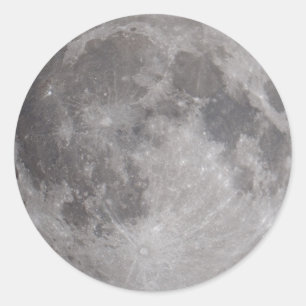 Volledig motorastronomiethema ronde sticker
