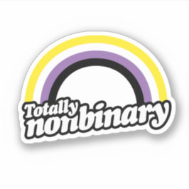 Volledig Non-binair Sticker