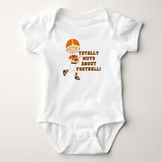 Volledig Nuts over Football Romper (Voorkant)