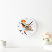 Volledig Nuts over Football Ronde Klok (Huis)
