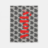 Volledig  Ohio State Pet Blanket Fleece Deken (Voorkant)