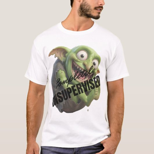 Volledig Onbewaakt T-shirt (Voorkant)