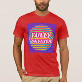 VOLLEDIG ONGEVACCINEERDE NIET-GEVAARDIGDE PUREBLOE T-SHIRT (Voorkant)