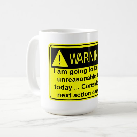 Volledig onredelijke Mok #2 (Voorkant links)