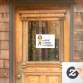 Volledig ontwerp raamsticker (Huis Deur)
