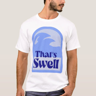 Volledig ontwerp van de Wave Retro van de Fun T-shirt