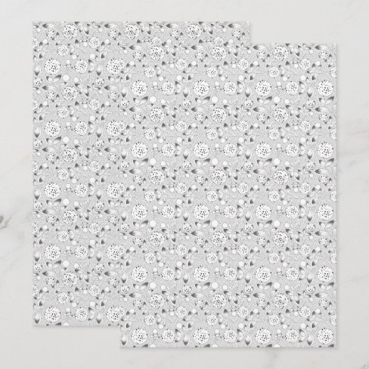 volledig ontwerp zeven kaart (Voorkant / Achterkant)