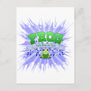 Volledig op God vertrouwen Briefkaart