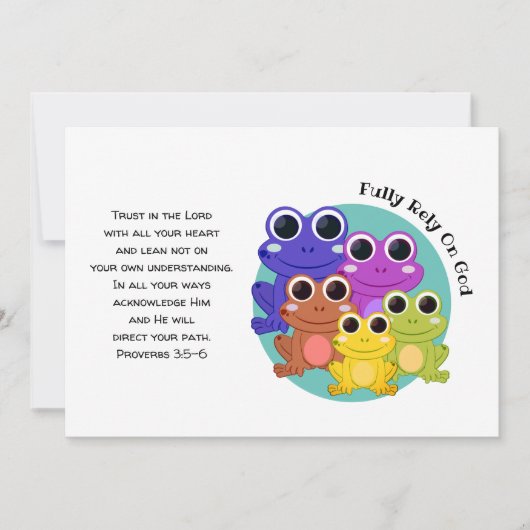 Volledig op God vertrouwen FROG Christelijke Aanmo (Voorkant)