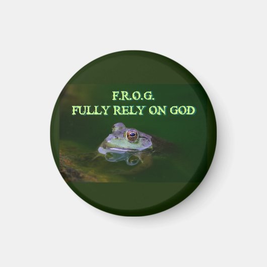 Volledig op God vertrouwen magneet (Voorkant)