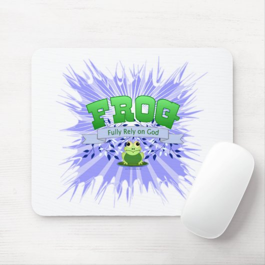 Volledig op God vertrouwen Muismat (Met muis)