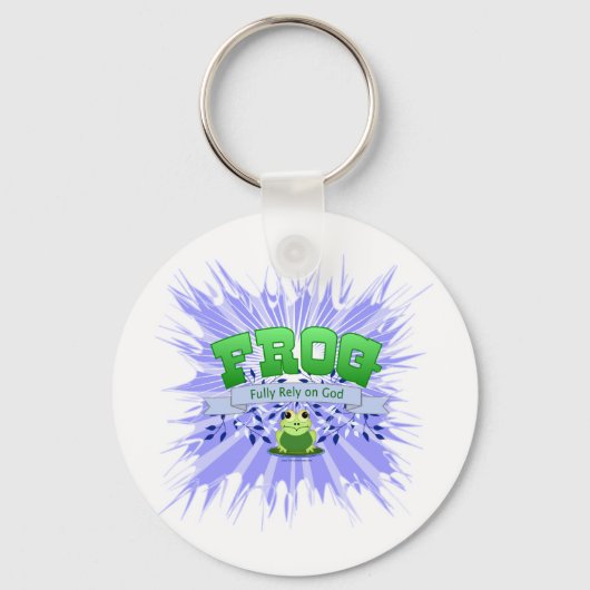 Volledig op God vertrouwen Sleutelhanger (Voorkant)
