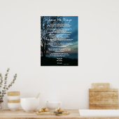 Volledig op mijn gebed wijzigen poster (Keuken)