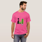 Volledig opgeladen | Humor power-up T-shirt (Voorkant volledig)