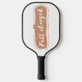 volledig opgeladen pickleball paddle (Voorkant)