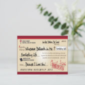 Volledig opgeslagen door Jezus Check Christelijk Briefkaart (Staand voorkant)