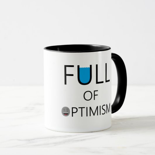 Volledig optimisme - OPTIMISTISCH Mok (Voorkant rechts)