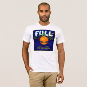 Volledig - Oranje krateletiket T-shirt (Voorkant volledig)