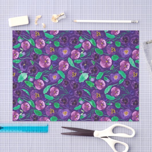 Volledig Paars papier voor weefselproblemen (Craft)