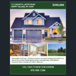 Volledig pagina 2 Bezocht huis voor verkoopbrochur Flyer<br><div class="desc">Wil je je huis verkopen? Creëer een professionele speler die je huisaanbieding aan potentiële kopers kan adverteren. Deze volledige papierlade is tweezijdig en is klaar om te worden aangepast met al je aanbiedingsgegevens. Er zijn vlekken voor 4 foto's van uw huis op de voor en de ruimte op de rug...</div>