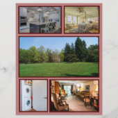 Volledig pagina 2 Bezocht huis voor verkoopbrochur Flyer (Achterkant)