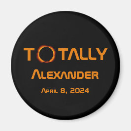 Volledig persoonlijk 2024 Zonsverduistering Magneet