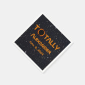 Volledig persoonlijk 2024 Zonsverduistering Servet (Hoek)